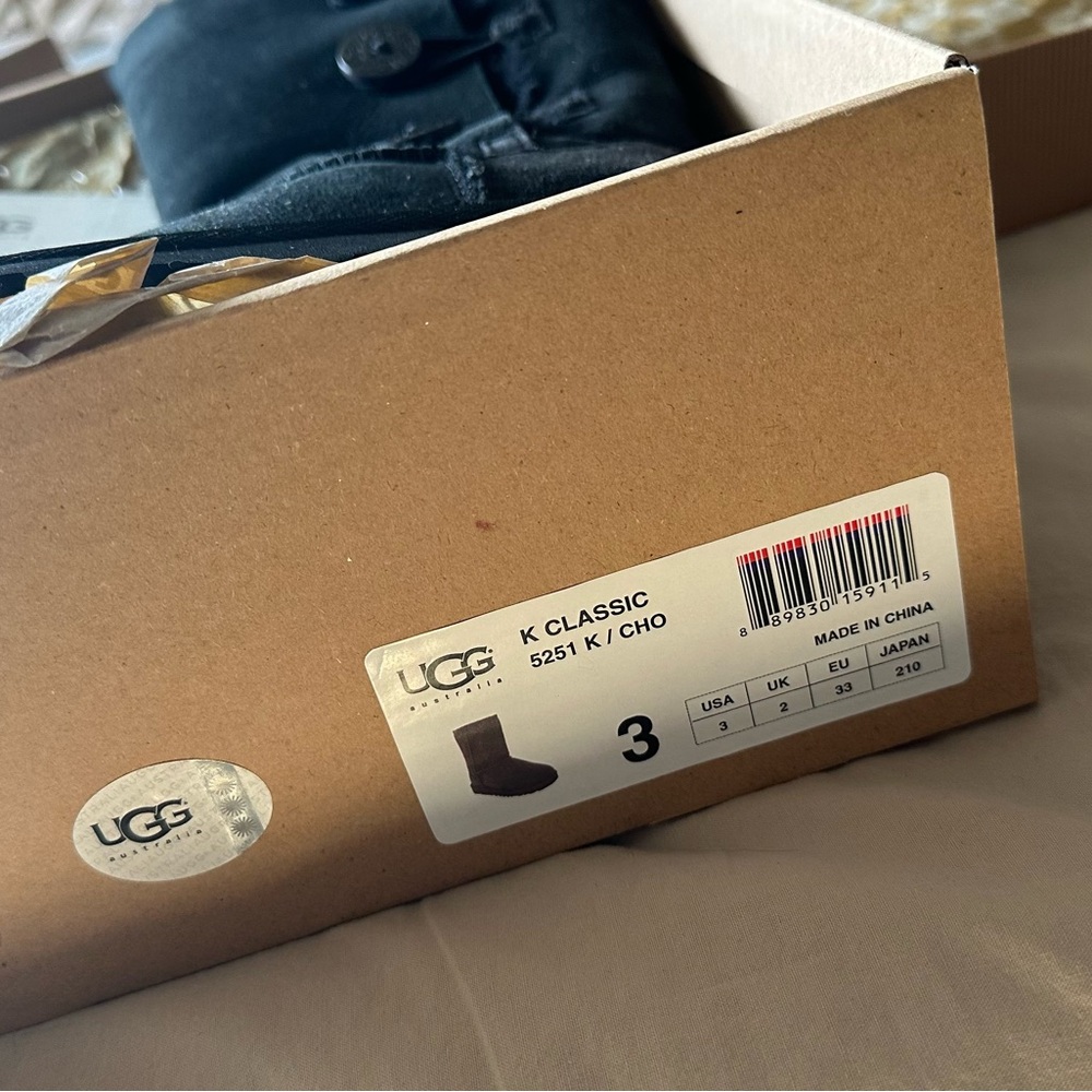 Ugg Tall Black Boot With Buttons - image 2